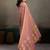 Pink color tissue silk fabric woven designer partywear saree