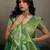 Green color tissue silk fabric woven designer partywear saree