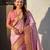 Pink color paithani silk fabric woven designer saree