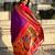 Purple color paithani silk fabric woven designer saree