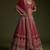 Bridal Red Rangoon Silk Lehenga Choli with Sequins, Dori & Thread Work with Dupatta