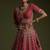 Bridal Red Rangoon Silk Lehenga Choli with Sequins, Dori & Thread Work with Dupatta