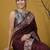 Beautiful maroon color glamorous partywear bollywood style saree