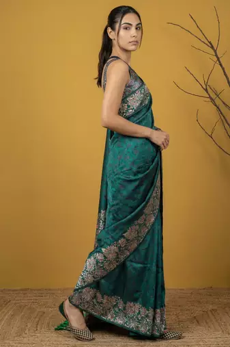  rama glamorous partywear style saree