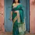Rama color silk blend woven designer fabric ceremonial saree