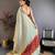Grey Color weaving butti work  tissue saree