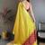 Olive Color weaving butti work  tissue saree