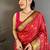 Rani Pink Color weaving butti work  tissue saree