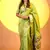 Mahendi khadi raw silk fabric designer ceremonial traditional saree