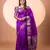 Wine color khadi raw silk fabric designer ceremonial traditional saree