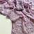 Lavender Color Bird n floral embroidery Work Chiffon Saree