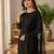 black georgette embroidered kurta sets