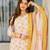white silk blend printed kurta sets