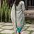 green cotton blend printed kurta sets