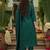 dark green viscose rayon embroidered kurta sets