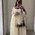 white silk blend embroidered kurta sets