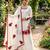 white silk blend embroidered kurta sets