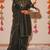 black satin embroidered kurta sets