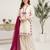 white rayon embroidered kurta sets