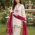 white rayon embroidered kurta sets