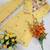 yellow crepe embroidered kurta sets