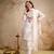 white chanderi embroidered kurta sets