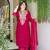 PINK silk blend embroidered kurta sets
