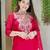 PINK silk blend embroidered kurta sets