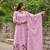 pink chanderi silk embroidered kurta sets