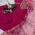 hot pink chanderi embroidered kurta sets