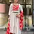 beige silk blend embroidered kurta sets