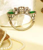 Zircon green stone royal kada