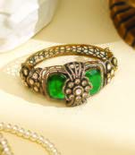 Zircon green stone royal kada