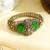 Zircon green stone royal kada