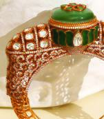 Zircon green stone royal kada