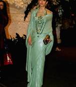 Bollywood designer heavy sequin work saree with bangalory silk blouse(bollywood replica)