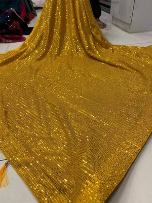 Bollywood sequin work saree with bangalory silk blend blouse(bollywood replica) 3