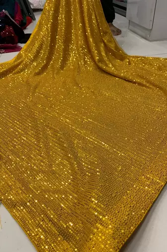 Bollywood sequin work saree with bangalory silk blend blouse(bollywood replica)