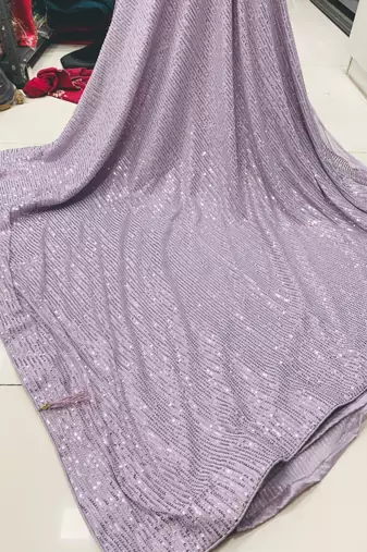 Bollywood sequin work saree with bangalory silk blend blouse(bollywood replica)