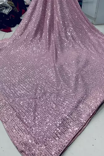 Bollywood designer heavy sequin work saree with bangalory silk blouse(bollywood replica)