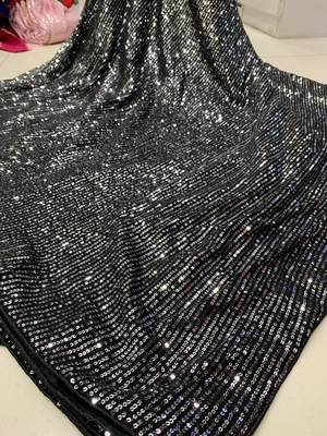 Bollywood sequin work saree with bangalory silk blend blouse(bollywood replica) 4
