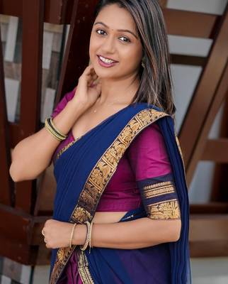 Pink Color Kanchi Cotton South Indian Functional Wear Lehenga Choli 3