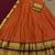 Orange Color Kanchi Cotton South Indian Functional Wear Lehenga Choli