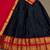 Black Color Kanchi Cotton South Indian Functional Wear Lehenga Choli