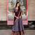 Lavender Color Kanchi Cotton South Indian Functional Wear Lehenga Choli