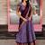 Lavender Color Kanchi Cotton South Indian Functional Wear Lehenga Choli