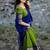 Parrot Green Color Kanchi Cotton South Indian Functional Wear Lehenga Choli