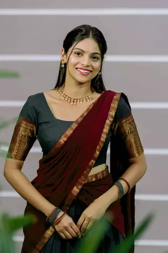 Morepich Color Kanchi Cotton South Indian Functional Wear Lehenga Choli