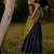 Blue Color Kanchi Cotton South Indian Functional Wear Lehenga Choli
