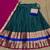 Teal Color Kanchi Cotton South Indian Functional Wear Lehenga Choli